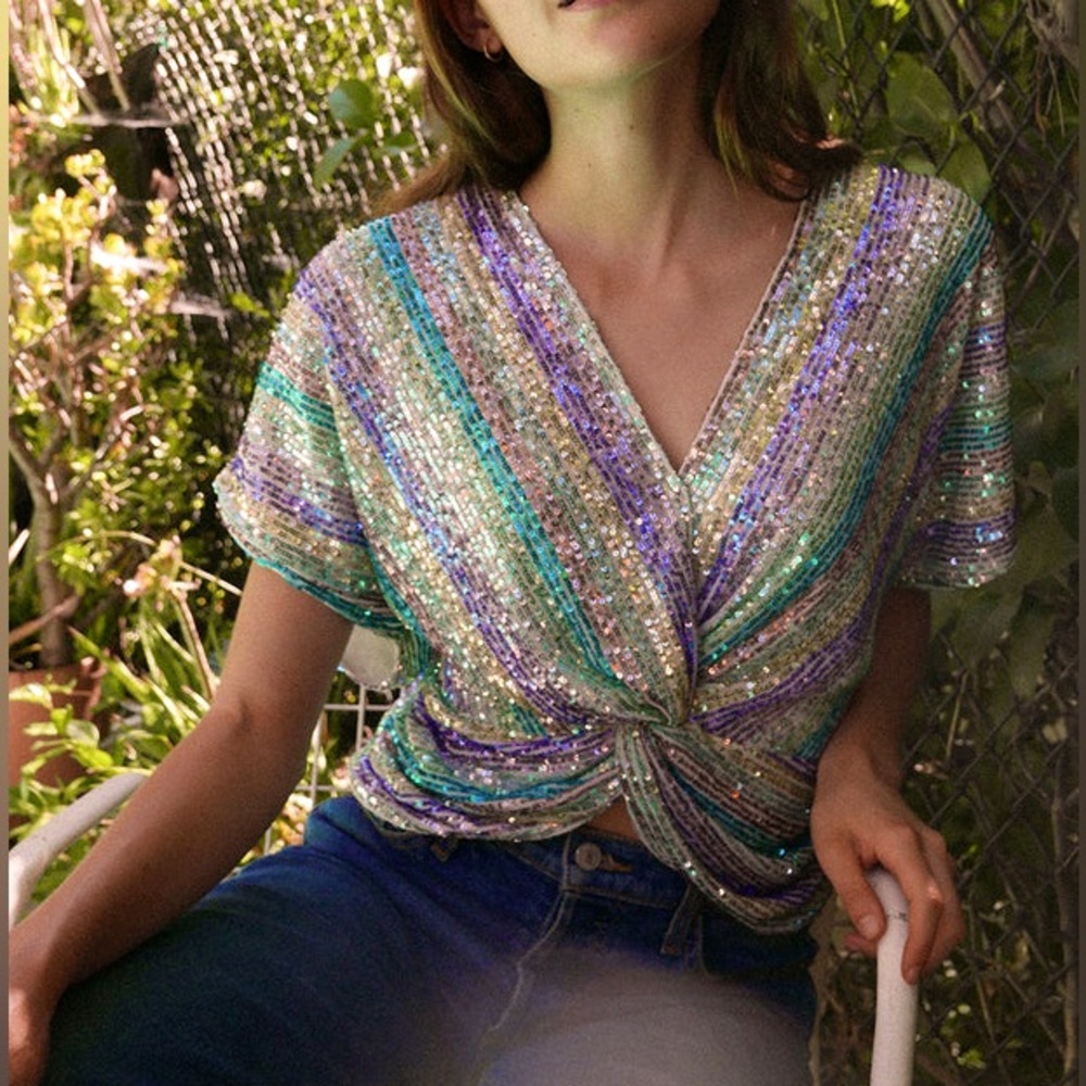 Lucinda Sequin Top